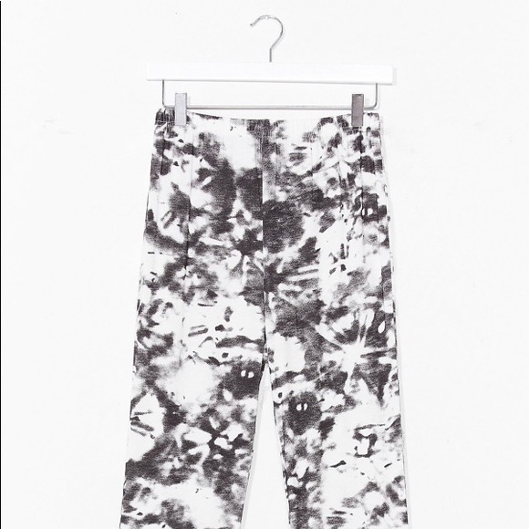 Black Tie Dyed Bell Bottoms SZ 10 - Picture 1 of 2